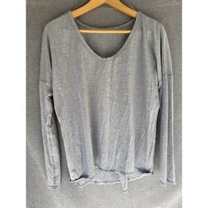 Lululemon Back in Action Gray Oversized Sz 2?